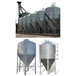 Silo pakan babi untuk peternakan babi