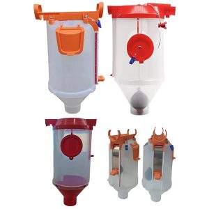 Pengumpan dan dispenser ember kuantitatif